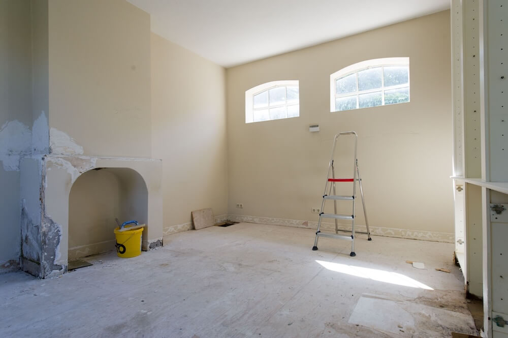 woning helemaal netjes gespachteld en afgewerkt 