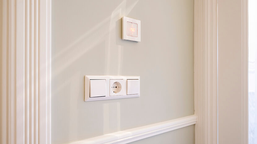 warmtecomfort in elk vertrek instelbaar